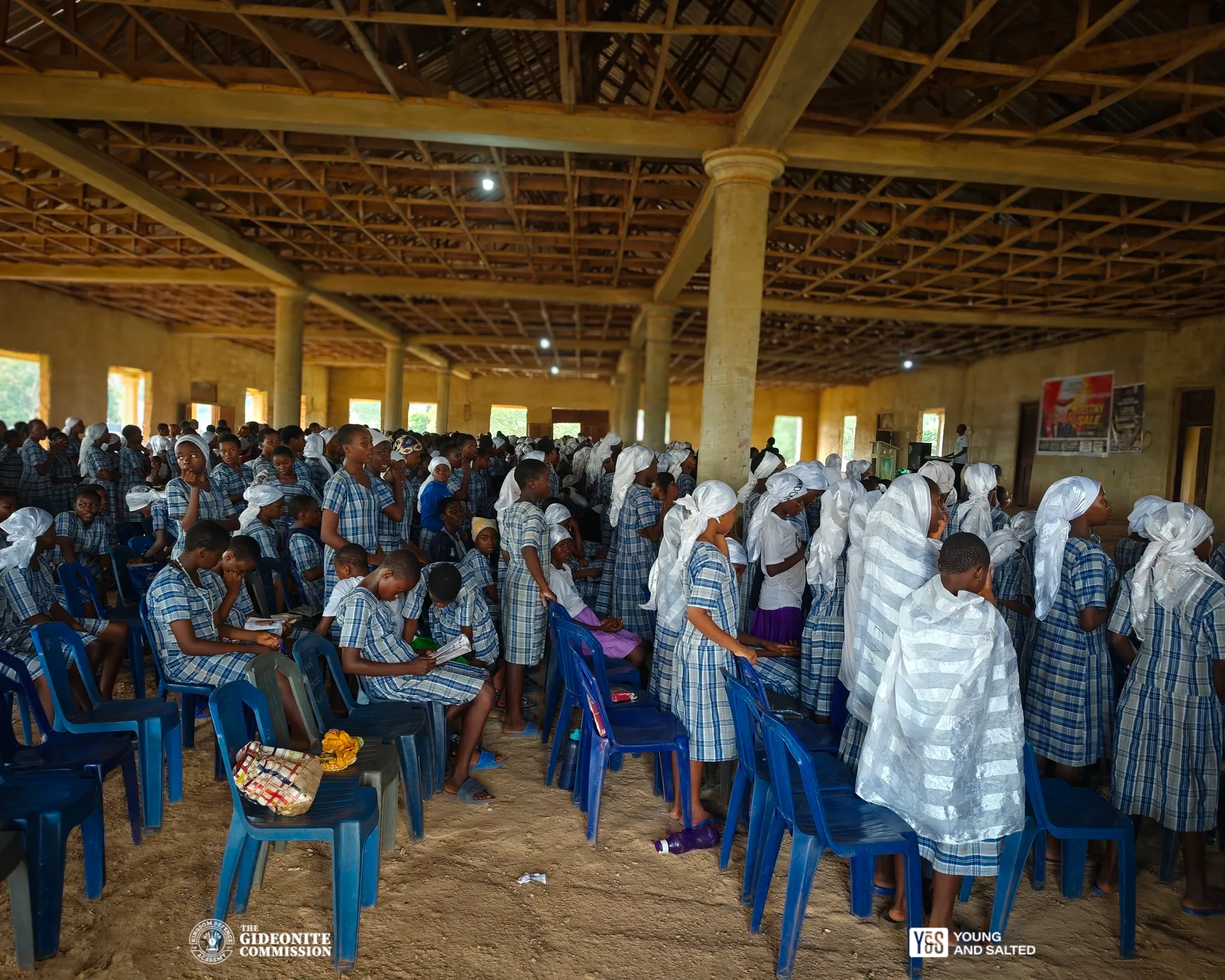 School assembly engagement session
